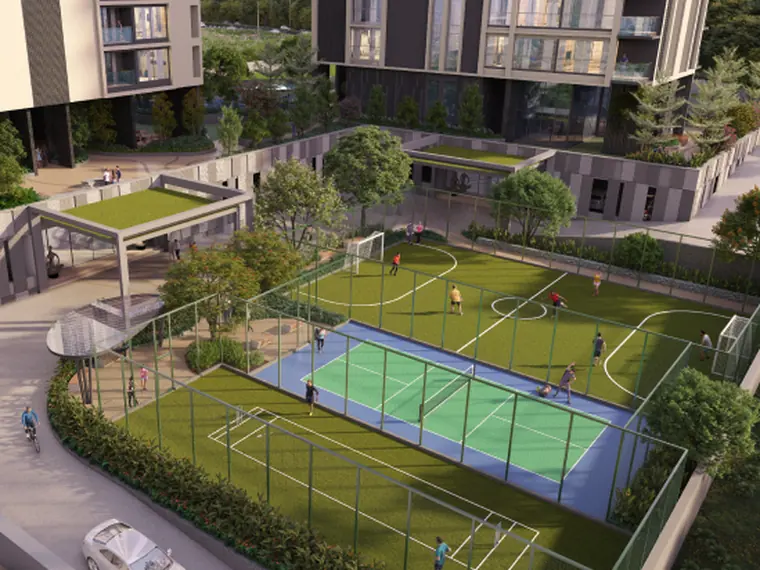 Multipurpose sports courts at ANP Privado Baner, Pune